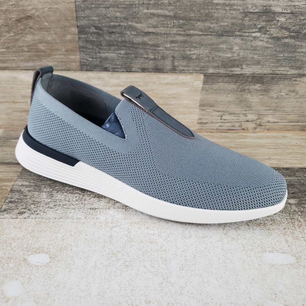 Wolf & Shepherd Swiftknit Loafers Shoes Womens Sz 9 Gray Blue Slip On Sneakers